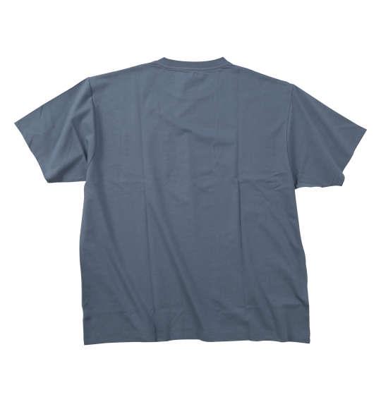 【max8】大きいサイズ メンズ ヒヤロン 接触冷感 ポケット付 半袖 Tシャツ サックス 1278-5505-3 3L 4L 5L 6L 7L 8L