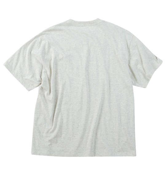 【max8】大きいサイズ メンズ PeKo&PoKo 天竺 半袖 Tシャツ ミックスホワイト 1278-5521-1 3L 4L 5L 6L 8L