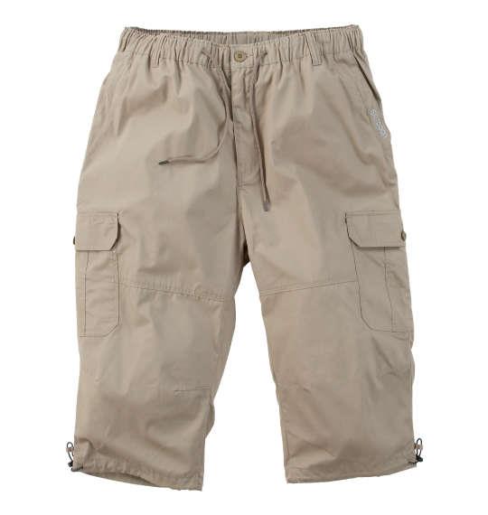 大きいサイズ メンズ OUTDOOR PRODUCTS TCウェザー カーゴ クロップド パンツ ベージュ 1254-5200-1 3L 4L 5L 6L 7L 8L