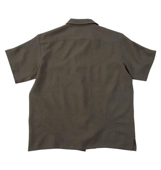 大きいサイズ メンズ Mc.S.P ポリサッカー オープン 半袖 シャツ カーキ 1277-5235-1 3L 4L 5L 6L 8L