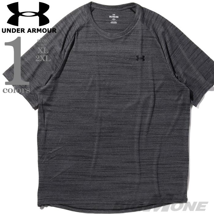 大きいサイズ メンズ UNDER ARMOUR アンダーアーマー ラングラン 半袖 Tシャツ TIGER TECH 2.0 USA直輸入 1377843-001