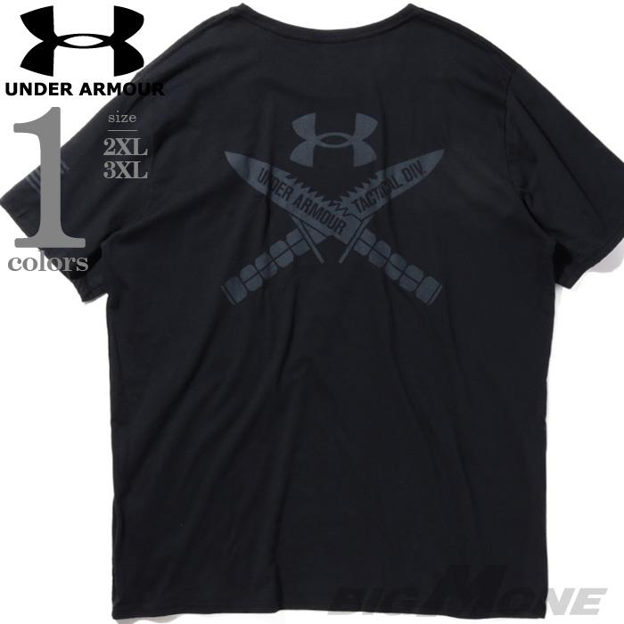 大きいサイズ メンズ UNDER ARMOUR アンダーアーマー プリント 半袖 Tシャツ USA直輸入 1389463-001