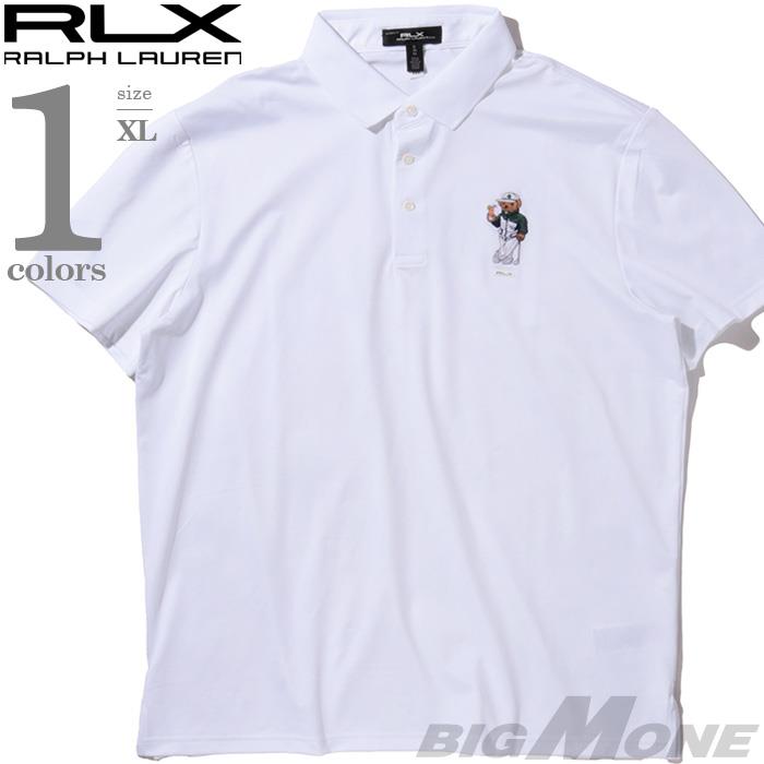 大きいサイズ メンズ RLX RALPH LAUREN ラルフローレン 刺繍入り 半袖 ゴルフ ポロシャツ USA直輸入 785a71156-003