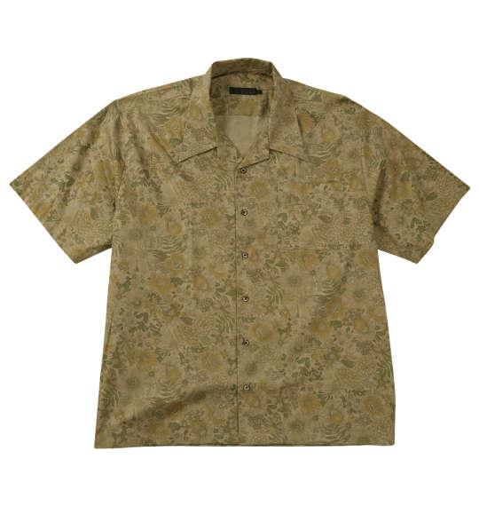 大きいサイズ メンズ Mc.S.P ヴィンテージ ブロード オープンカラー 半袖 シャツ サンド 1277-5282-1 3L 4L 5L 6L