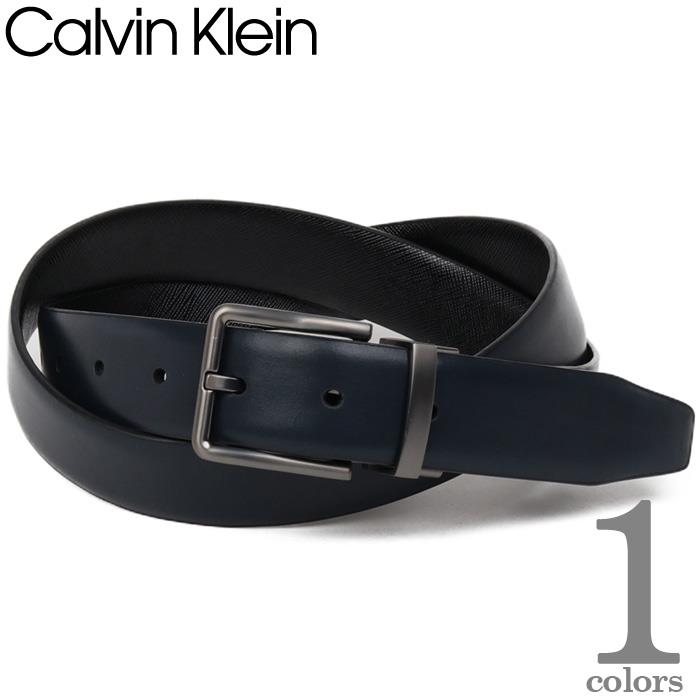 大きいサイズ メンズ Calvin Klein カルバンクライン リバーシブル レザー ベルト USA直輸入 11ck010002