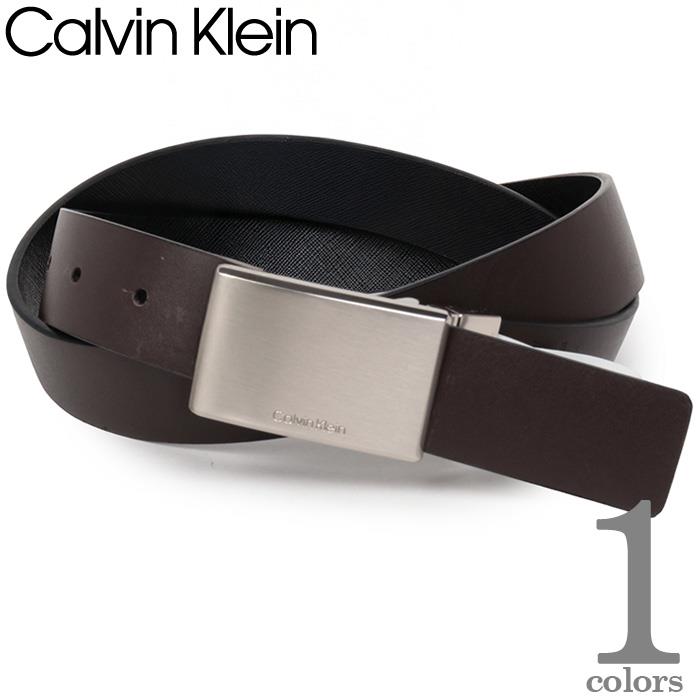 大きいサイズ メンズ Calvin Klein カルバンクライン リバーシブル レザー ベルト USA直輸入 11ck010007