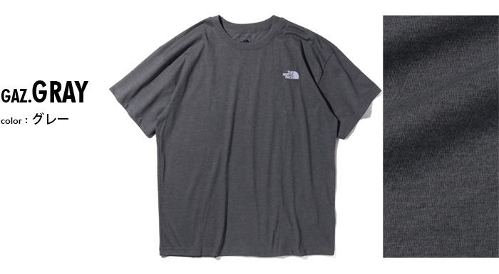 大きいサイズ メンズ THE NORTH FACE ノースフェイス ロゴ刺繍 半袖 Tシャツ USA直輸入 nf0a84gd-gaz