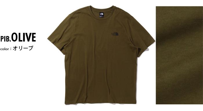 大きいサイズ メンズ THE NORTH FACE ノースフェイス プリント 半袖 Tシャツ USA直輸入 nf0a87ng-pib