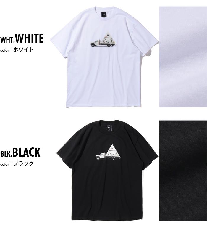 【ns623】大きいサイズ メンズ HUF ハフ プリント 半袖 Tシャツ USA直輸入 ts02409