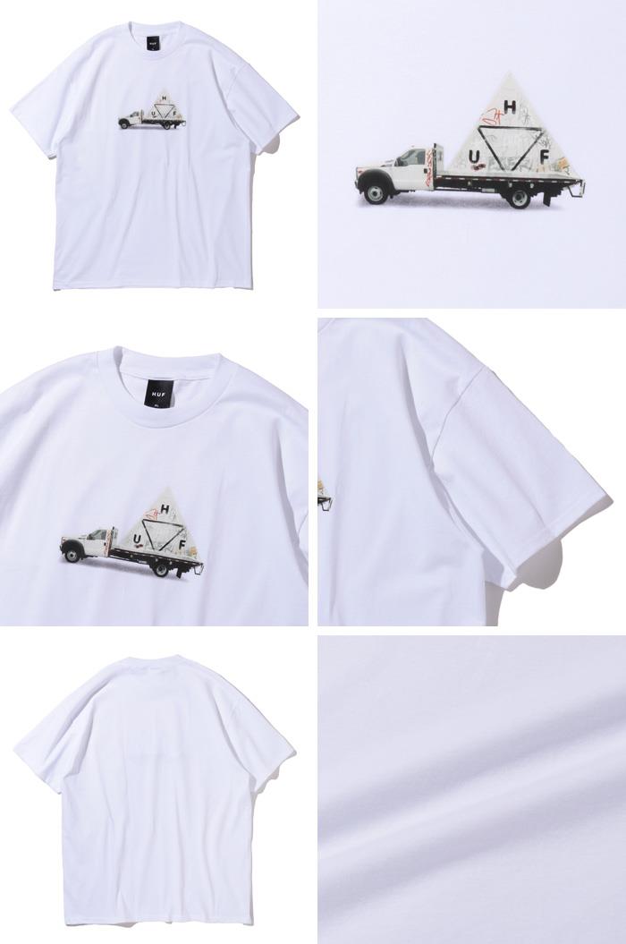 【ns623】大きいサイズ メンズ HUF ハフ プリント 半袖 Tシャツ USA直輸入 ts02409
