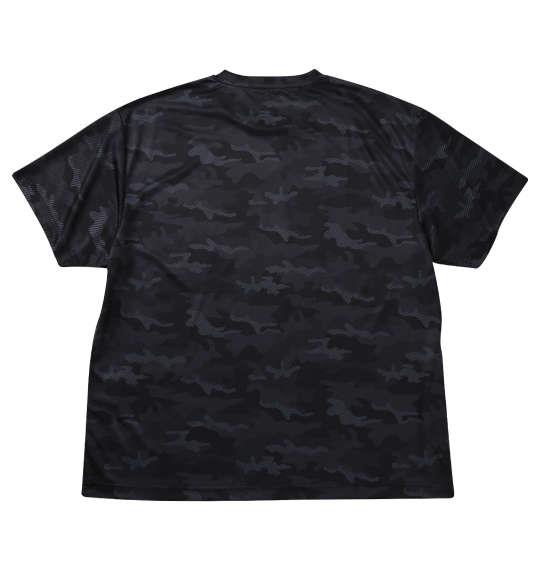 【max8】大きいサイズ メンズ OUTDOOR PRODUCTS DRYメッシュカモフラ柄 半袖 Tシャツ ブラック 1258-5205-2 3L 4L 5L 6L 7L 8L