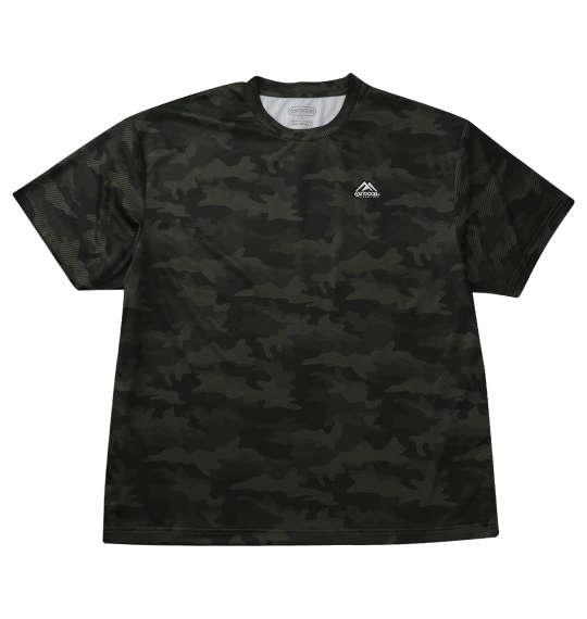 【max8】大きいサイズ メンズ OUTDOOR PRODUCTS DRYメッシュカモフラ柄 半袖 Tシャツ カーキ 1258-5205-3 3L 4L 5L 6L 7L 8L