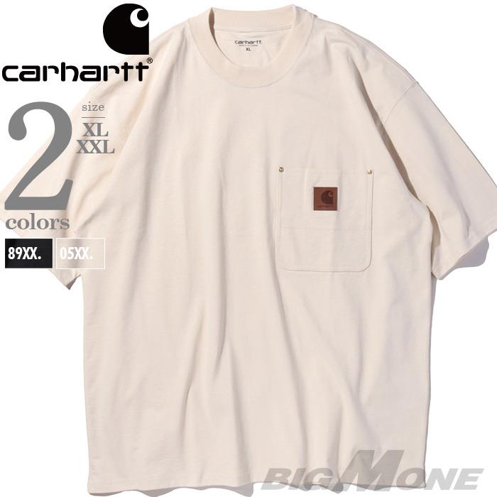 大きいサイズ メンズ CARHARTT カーハート 胸ポケット付き 半袖 Tシャツ USA直輸入 i034365