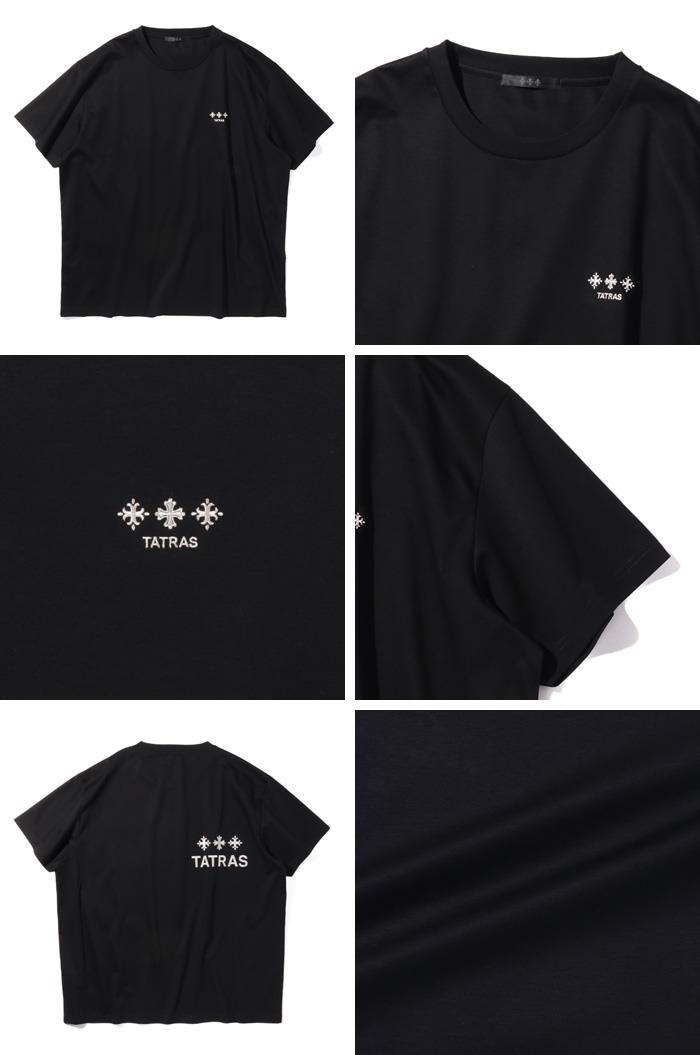 大きいサイズ メンズ TATRAS タトラス NUNKI ヌンキ 半袖 Tシャツ 直輸入品 mtat25s8193-m