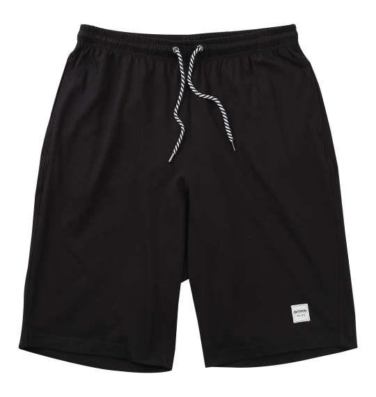 【max8】大きいサイズ メンズ OUTDOOR PRODUCTS 天竺 ハーフパンツ ブラック 1254-5252-2 3L 4L 5L 6L 7L 8L
