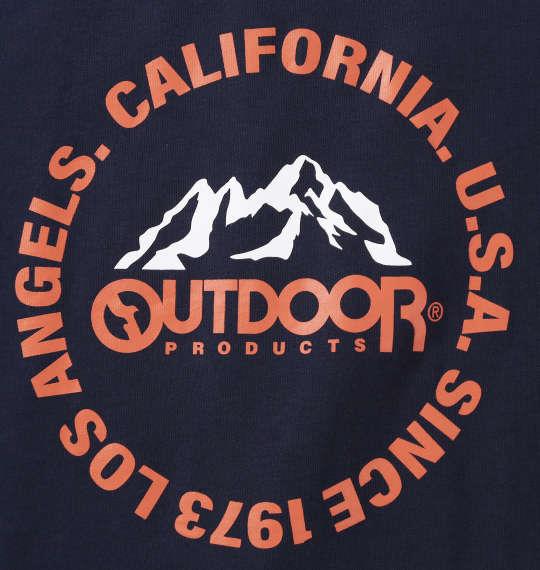 【max8】大きいサイズ メンズ OUTDOOR PRODUCTS 天竺 半袖 Tシャツ ネイビー 1258-5201-2 3L 4L 5L 6L 7L 8L