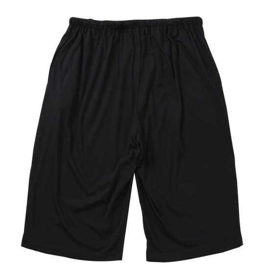 【max8】大きいサイズ メンズ PEANUTS 天竺ラグラン 半袖 Tシャツ + ハーフパンツ ブラック 1279-5210-2 3L 4L 5L 6L 8L
