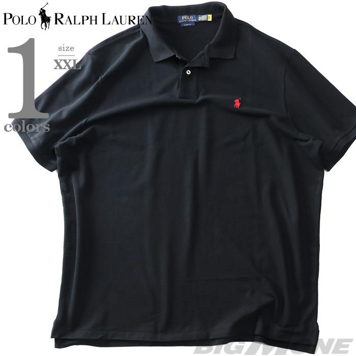 大きいサイズ メンズ POLO RALPH LAUREN ポロ ラルフローレン 鹿の子 半袖 ポロシャツ USA直輸入 710783656-020