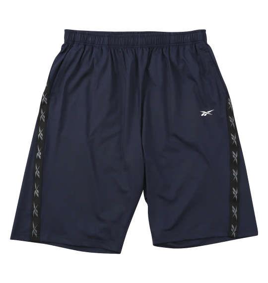 大きいサイズ メンズ Reebok 穴開き メッシュ ハーフパンツ ネイビー 1274-5292-1 3L 4L 5L 6L 8L