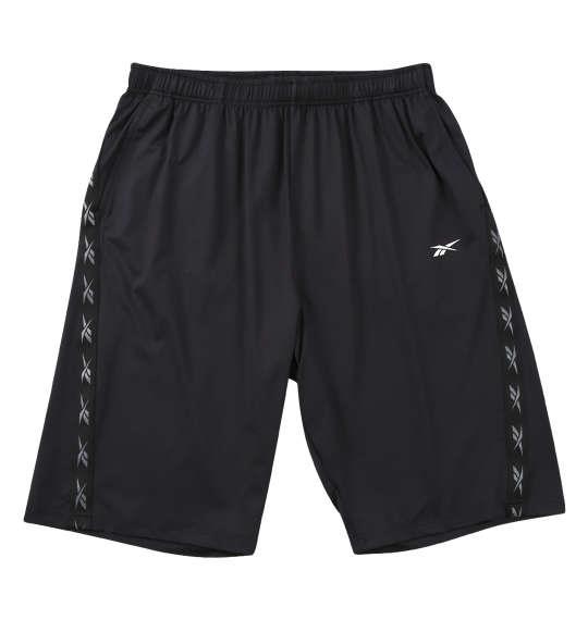 大きいサイズ メンズ Reebok 穴開き メッシュ ハーフパンツ ブラック 1274-5292-2 3L 4L 5L 6L 8L