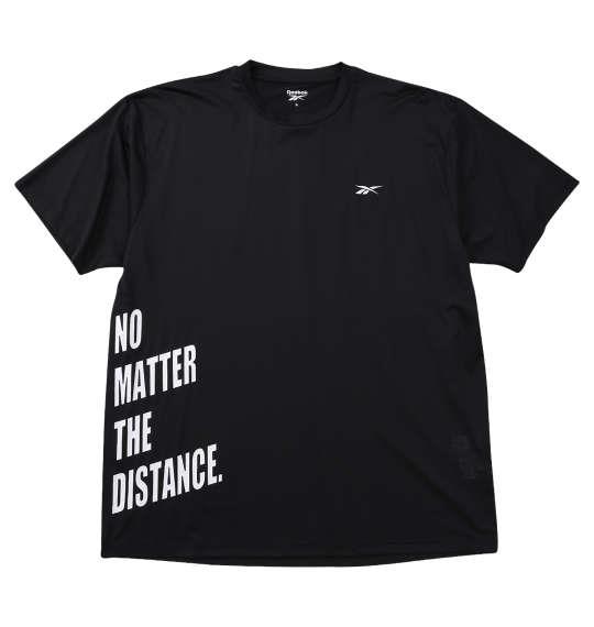 大きいサイズ メンズ Reebok 穴開き メッシュ 半袖 Tシャツ ブラック 1278-5508-2 3L 4L 5L 6L 8L