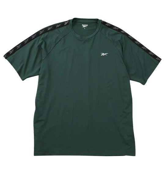 大きいサイズ メンズ Reebok 穴開き メッシュ 半袖 Tシャツ カーキ 1278-5509-3 3L 4L 5L 6L 8L