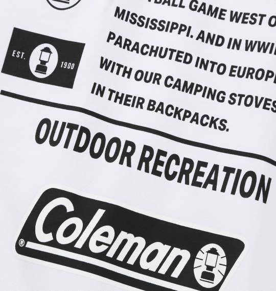 大きいサイズ メンズ Coleman USAコットン 半袖 Tシャツ ホワイト 1278-5515-1 3L 4L 5L 6L 8L