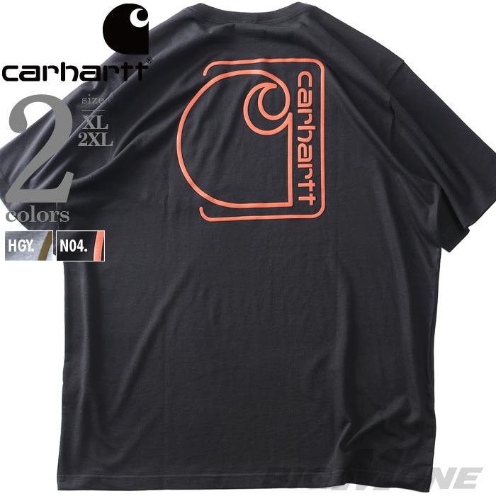 大きいサイズ メンズ CARHARTT カーハート 胸ポケット付き 半袖 Tシャツ リラックスフィット USA直輸入 106760
