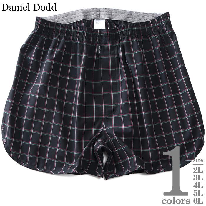大きいサイズ メンズ DANIEL DODD 前開き チェック柄 トランクス 肌着 下着 春夏新作 azut-259004