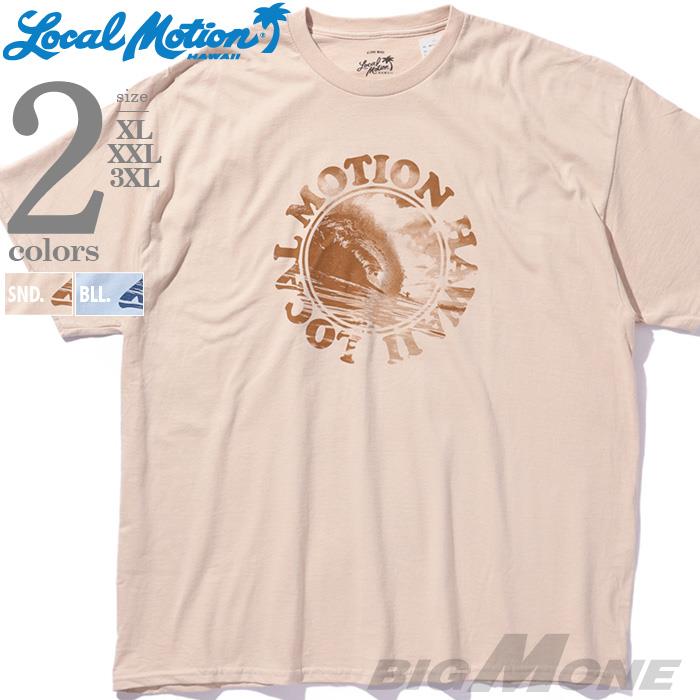 大きいサイズ メンズ LOCAL MOTION ローカルモーション 半袖 プリント Tシャツ USA直輸入 smt22406az
