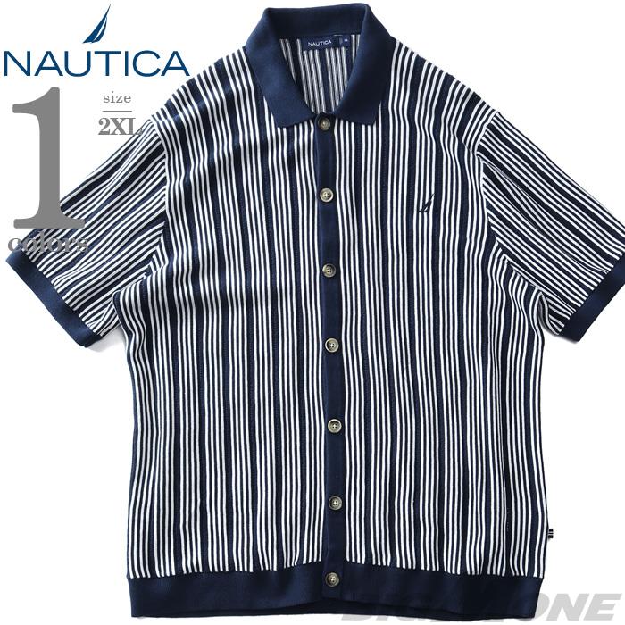 大きいサイズ メンズ NAUTICA ノーチカ 半袖 ニット シャツ USA直輸入 s56100