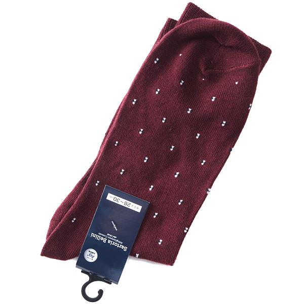 大きいサイズ メンズ SARTORIA BELLINI 抗菌防臭 総柄 ビジネス ソックス 靴下 sbs-5503
