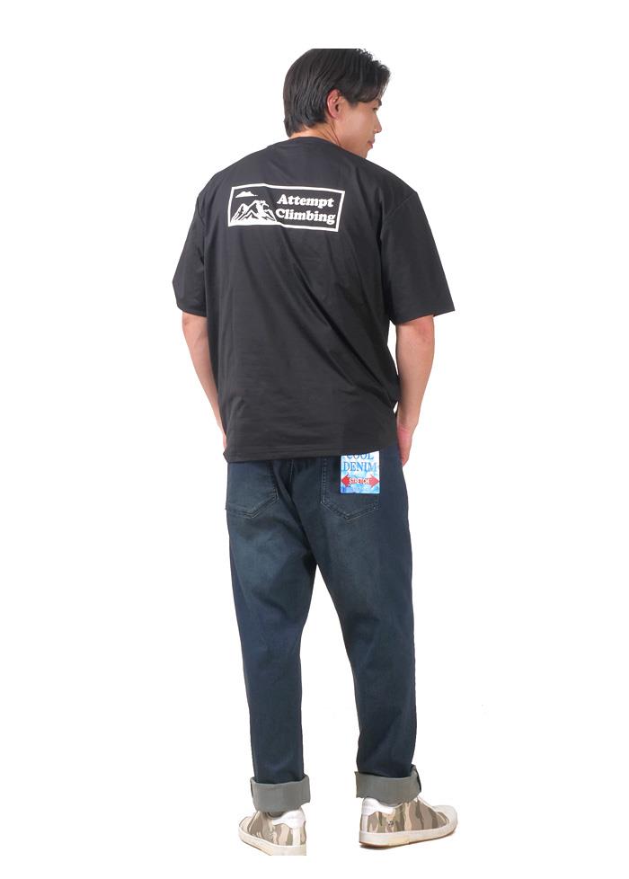 大きいサイズ メンズ SKKONE COLLECTION シルケット バックプリント 半袖 Tシャツ 春夏新作 22833 【t2501】