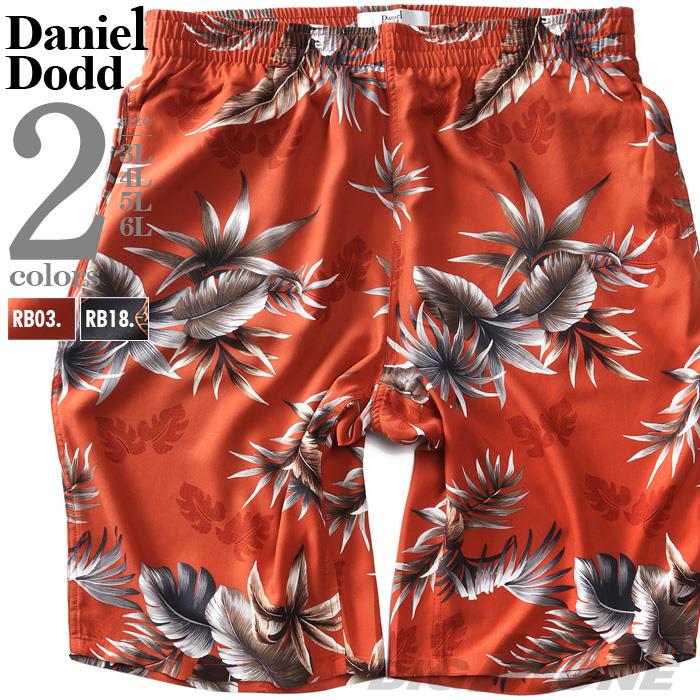 大きいサイズ メンズ DANIEL DODD レーヨン 総柄 ショーツ ショートパンツ ハーフパンツ 春夏新作 653sp250201se
