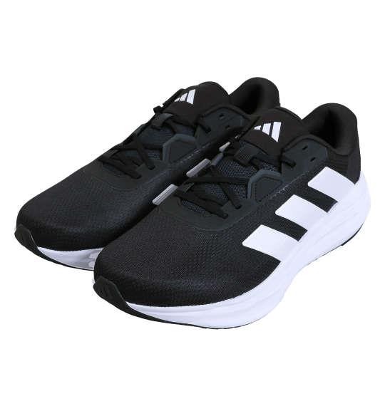 大きいサイズ メンズ adidas スニーカー GALAXY 7 WIDE M コアブラック 1240-5332-1 29 30 31 32
