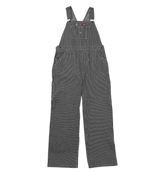 大きいサイズ メンズ DICKIES 83297 ヒッコリー ストライプ ビブ オーバーオール ヒッコリーストライプ 1274-4304-1 38 40 42 44 46 48 50