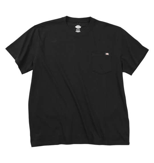 大きいサイズ メンズ DICKIES ヘビージャージーポケット 半袖 Tシャツ ブラック 1278-5310-2 2XL 3XL 4XL 5XL