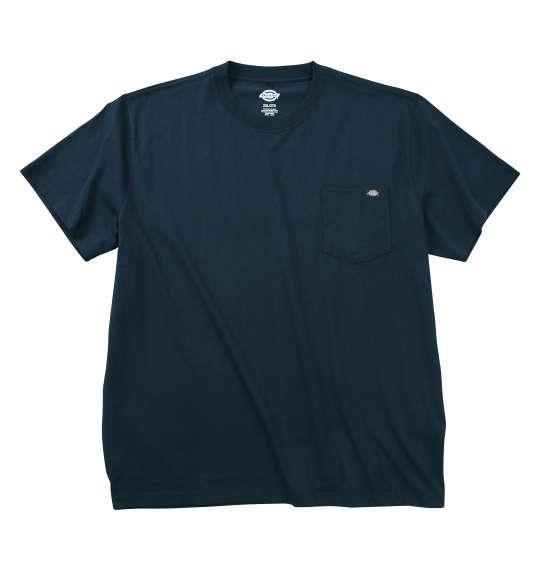大きいサイズ メンズ DICKIES ヘビージャージーポケット 半袖 Tシャツ ダークネイビー 1278-5310-3 2XL 3XL 4XL 5XL