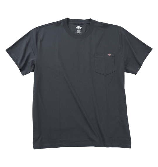 大きいサイズ メンズ DICKIES ヘビージャージーポケット 半袖 Tシャツ チャコール 1278-5310-4 2XL 3XL 4XL 5XL