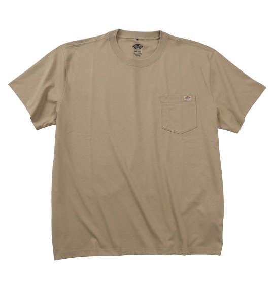 大きいサイズ メンズ DICKIES ヘビージャージーポケット 半袖 Tシャツ デザートサンド 1278-5310-5 2XL 3XL 4XL 5XL