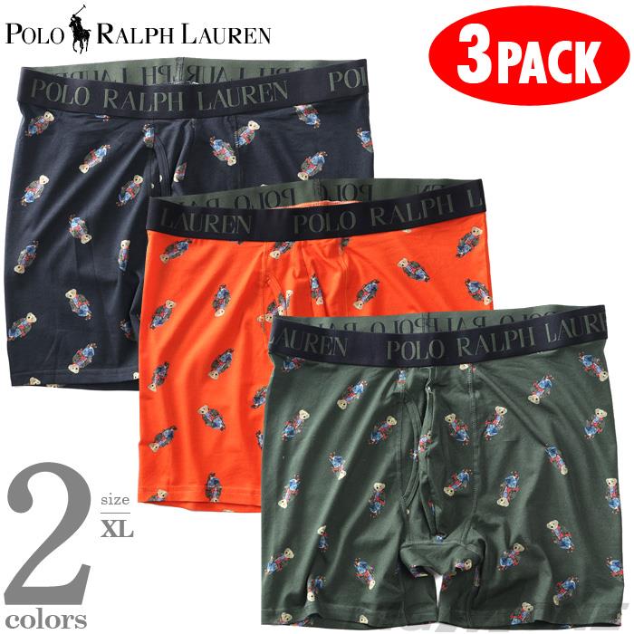 大きいサイズ メンズ POLO RALPH LAUREN ポロ ラルフローレン 3枚セット ボクサー ブリーフ パンツ 肌着 下着 USA直輸入 lfhbp3