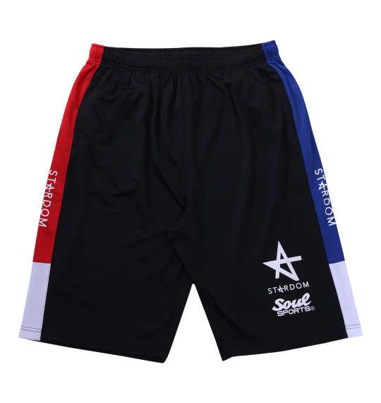 大きいサイズ メンズ SOUL SPORTS×STARDOM 5STAR-GP2025大会 ショートパンツ ブラック 1274-5248-1 3L 4L 5L 6L 8L