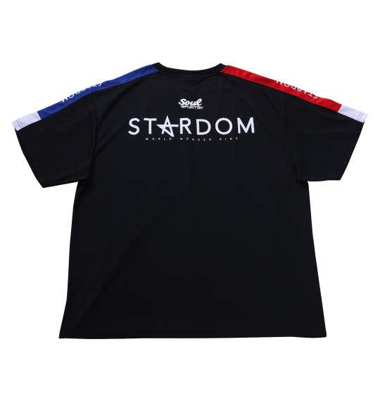 大きいサイズ メンズ SOUL SPORTS×STARDOM 5STAR-GP2025大会 半袖 Tシャツ ブラック 1278-5274-1 3L 4L 5L 6L 8L