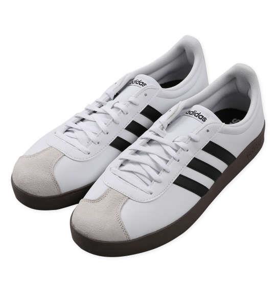 大きいサイズ メンズ adidas スニーカー VL COURT BASE M フットウェアホワイト 1240-5336-1 29 30 31 32
