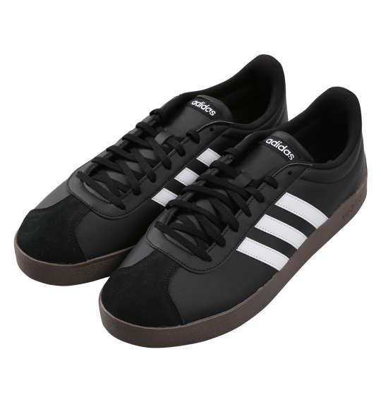 大きいサイズ メンズ adidas スニーカー VL COURT BASE M コアブラック 1240-5336-2 29 30 31 32