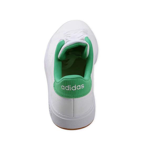 大きいサイズ メンズ adidas スニーカー ADVANCOURT BASE 2.0 U フットウェアホワイト 1240-5337-1 29 30 31 32