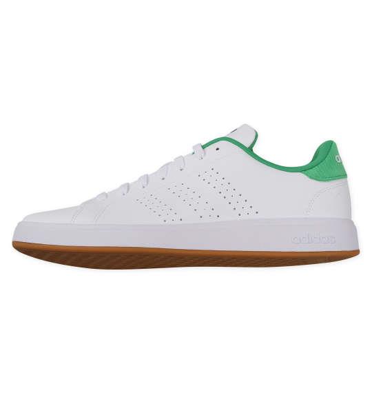 大きいサイズ メンズ adidas スニーカー ADVANCOURT BASE 2.0 U フットウェアホワイト 1240-5337-1 29 30 31 32