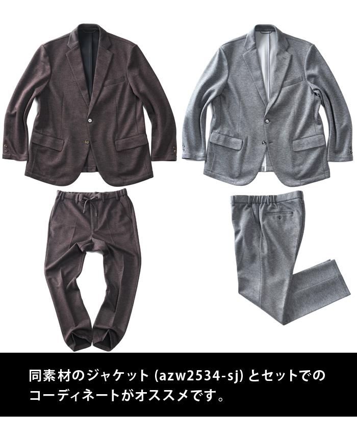 大きいサイズ メンズ DREAM MASTER セットアップ スラブ ジャージ カジュアル パンツ 軽量 ウォッシャブル スマリラ 秋冬新作 azw2534-sp