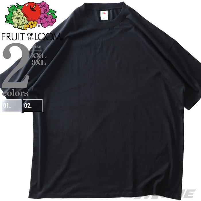 大きいサイズ メンズ FRUIT OF THE LOOM フルーツオブザルーム 無地 半袖 Tシャツ USA直輸入 80239300