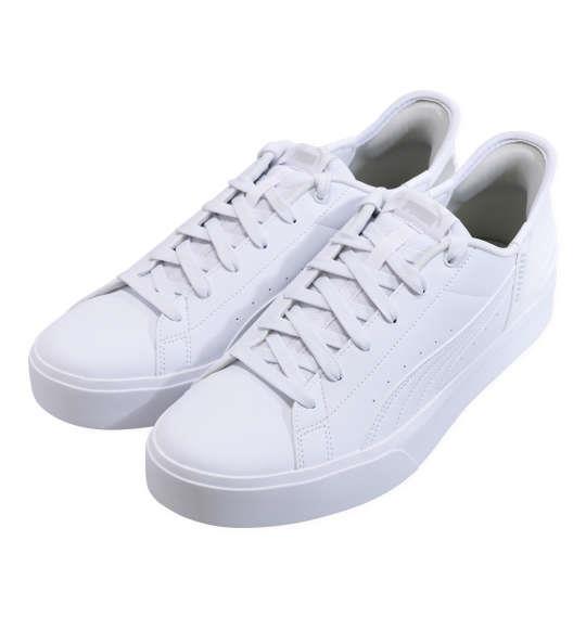 大きいサイズ メンズ PUMA スニーカー プーマVコートEASE IN プーマホワイト×プーマホワイト 1240-5301-2 29 30